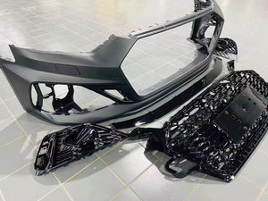 Kits de Parachoques Delanteros para Auto <span class=keywords><strong>A5</strong></span> S5 <span class=keywords><strong>2020</strong></span>-2024, Estilo RS5, con Rejilla Negra para Audi <span class=keywords><strong>A5</strong></span> S5 B9.5 <span class=keywords><strong>2020</strong></span> 2021 2022 2023 2024 - Product Image 3