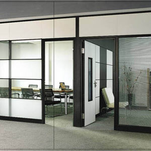 ภายในสำนักงานเลื่อนผนังกระจกใสสำนักงานพาร์ทิชันผนังที่มี<span class=keywords><strong>ราคา</strong></span>ถูก - Product Image 3