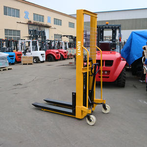 Apilador de Paletas <span class=keywords><strong>Manual</strong></span> Hidráulico Runtx de 1 Tonelada a la Venta con Ruedas de Bomba Hidráulica Montacargas <span class=keywords><strong>Manual</strong></span> Básico - Product Image 2