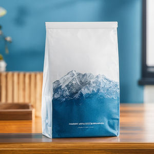 Sac en papier jetable personnalisé grande taille pour boulangerie, idéal pour l'emballage de café, aliments et pain frais, pour petits pains et pain fait maison - Product Image 1