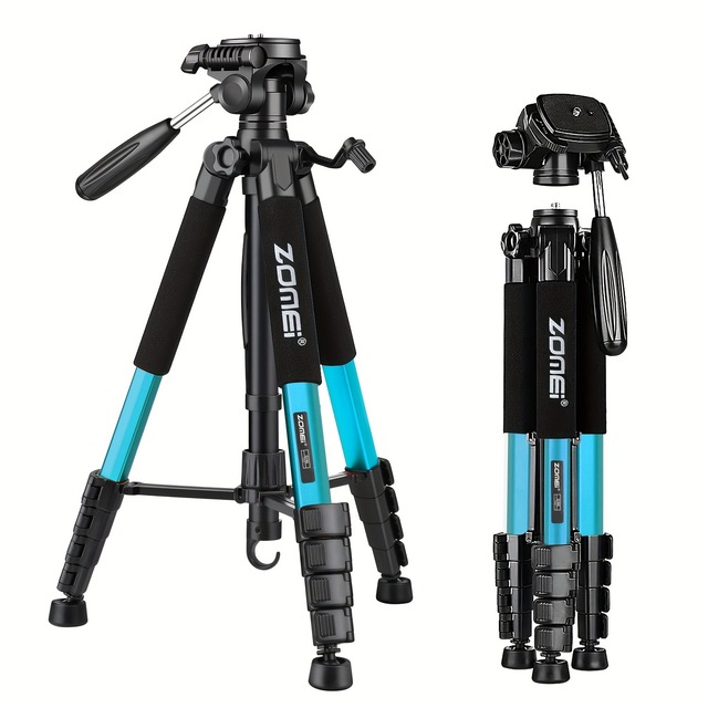 Zomei Q188 188cm Professional Photography Accessories Video Camera DSLR Tripod for Phone With Phone Holder
