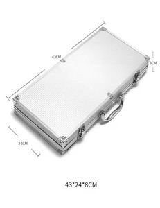 Mục Q1-235 Hot Bán thịt nướng phụ kiện 10 cái ngoài trời di động <span class=keywords><strong>BBQ</strong></span> grills <span class=keywords><strong>BBQ</strong></span> công cụ thiết lập với nhôm trường hợp - Product Image 2