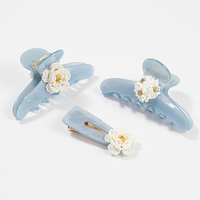 Nouvelle Pince à Cheveux Ziteng en Acétate, Motif Fleur de Perle Élégante, pour Fille, Femme, Jeune, Style Pur, Frais et Décontracté, Idéale pour les Tenues de Rue et les Séances Photo