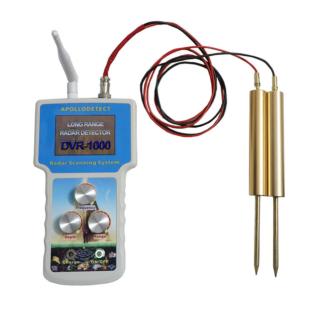 DVR-1000 Long Range Metal Detector DVR1000 Long Range Radar Detector Gold Detector Digger Hunter Detect Gold Silver Bronze