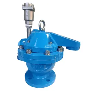 Flange Connection Air Release Valve Ductile Iron Stainless Steel Rubber Material PN10/16 Float Ball High Speed Air Release Valve