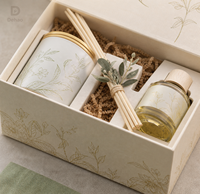 Boîte à parfum carrée rigide en carton avec logo personnalisé, base et couvercle, doublure en éponge, emballage cadeau haut de gamme pour parfum, directement de l'usine