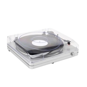 Vente en gros de tourne-disque <span class=keywords><strong>vinyle</strong></span> minimaliste avec couvercle anti-poussière transparent, tourne-disque 33/45/78 tours, enregistrement USB en option - Product Image 4