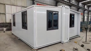 双翼预制可扩展房屋卡萨集装箱办公室居民别墅现代美孚房屋20英尺40英尺折叠房屋 - Product Image 2