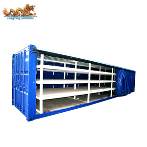 <span class=keywords><strong>40</strong></span> Pés PVC Cortina Side Porta Abertura Pallet Wide 40ft <span class=keywords><strong>High</strong></span> <span class=keywords><strong>Cube</strong></span> Open Side <span class=keywords><strong>Container</strong></span> para Venda - Product Image 3