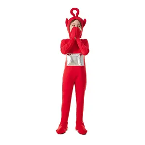 Детский Забавный костюм для выступления на Хэллоуин, костюм для косплея, милый детский костюм для Телепузиков