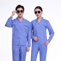Combinaison d'été légère et respirante à revers pour l'équipe de travail Atelier de maintenance Veste de conducteur Pantalon de travail Uniforme de travail