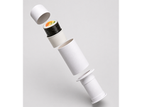 Emballage en papier cylindrique personnalisé de qualité alimentaire pour rouleaux de sushi à emporter
