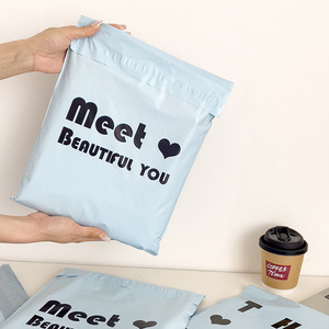 Custom Logo Printed Durable Poly Material Courier Shipping Bags for Clothing Shoes <b>Socks</b> Express Mailer Bag - Product Image 4