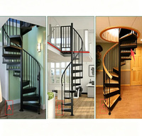 Escalier en colimaçon à assembler soi-même |   Escaliers métalliques intérieurs et extérieurs pour une installation facile