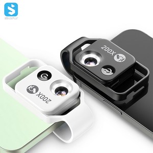 <span class=keywords><strong>Objectif</strong></span> de microscope à grossissement 200X pour <span class=keywords><strong>objectif</strong></span> d'appareil photo de téléphone, <span class=keywords><strong>objectif</strong></span> macro portable pour téléphone mobile - Product Image 1