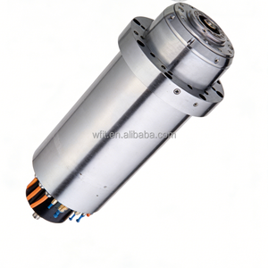 Moteur de broche HSKA63 30 kW 190 mm 18 000 tr/min ATC, couple élevé, refroidi, PMSM, pour machine de fraisage - Product Image 4