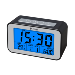 IMSH Đồng Hồ Báo Thức Kỹ Thuật Số LCD12002 Đồng Hồ Báo Thức Kỹ Thuật Số <span class=keywords><strong>LCD</strong></span> Hình Vuông Màn Hình Lớn Để Bàn Cạnh Giường - Product Image 1