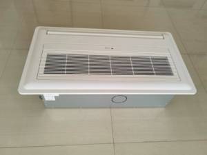 คอยล์พัดลมแบบคาสเซ็ตทางเดียวสำหรับโรงแรม, ตัวระบายความร้อนด้วยน้ำสำหรับห้างสรรพสินค้าในฤดูหนาว - Product Image 3