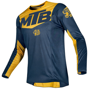 <span class=keywords><strong>Camiseta</strong></span> de Ciclismo de Manga Larga para Hombre, para MTB, BMX, ATV, Descenso, Motociclismo Todoterreno, Transpirable, de Secado Rápido, de Poliéster, para Fitness - Product Image 6