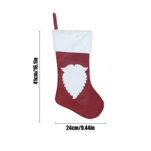 Bas <span class=keywords><strong>de</strong></span> Noël Chaussettes Cadeaux Bonbons Sac Elk Arbre <span class=keywords><strong>De</strong></span> Noël <span class=keywords><strong>Cerf</strong></span> Impression Poche Ornement Suspendu Nouvel An Décorations <span class=keywords><strong>De</strong></span> Noël - Product Image 3