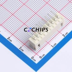 ZX-XH2.54-9PWZ-GW Wire-to-Board Pin Header Bent Lead Through Hole,P=2.5mm Connector 1x9P 2.5mm Right Angle Insert XH - Product Image 2