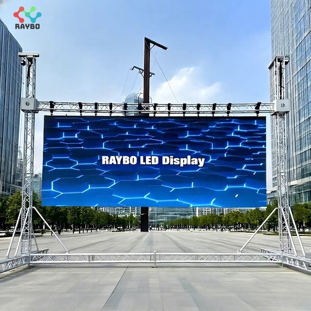 RAYBO High Quality LED Display Full Color P4.81 Outdoor Waterproof Giant Led Video Wall Event Rental Stage Display Screen
