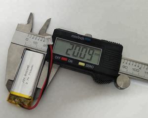402045 502045 602045 702045 902045 102045 802045 3.7v 700mah סוללת ליתיום פולימר עם pcb ומחבר - Product Image 2