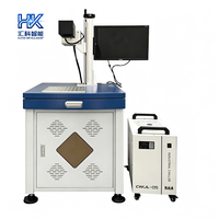 Máquina de Grabado Láser de Fibra CNC de Superficie Curva 3D Huike, 7000 mm/s, Precisión de 0.012 mm, Compatible con Formatos DXF/BMP/AI/DST