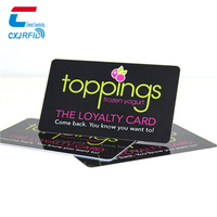 Carte PVC RFID personnalisée 13,56 MHz Carte intelligente NFC Ultralight AES