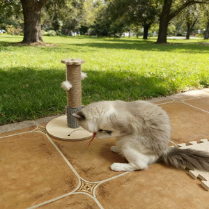 Arranhador para Gatos em Sisal Natural, Robusto, Alto, Durável e Estável, em Formato de Luminária de Chão Gigante - Product Image 6