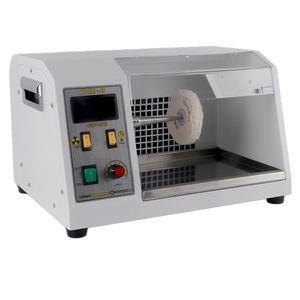 Polisseuse de banc à moteur en acier inoxydable 4300 tr/min 1-2 CV à fréquence variable, forte aspiration, pour tour, outils de bijouterie, bracelets de montre - Product Image 1