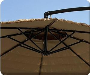 Parasol d'extérieur de haute qualité Raphia Thatch Beach, parapluies Parapluies <span class=keywords><strong>en</strong></span> paille avec toit de chaume avec inclinaison/ - Product Image 3