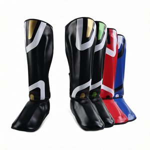 Protège-tibias et chevilles professionnel Work N Shine WA-BLG-002 pour baseball, en cuir PU léger avec cadre en aluminium - Product Image 1