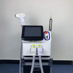 Máquina de eliminación de pigmento de tatuaje y Depilación Láser de Diodo portátil de tres ondas 755/808/1064nm picosegundo para uso en salón - Product Image 1