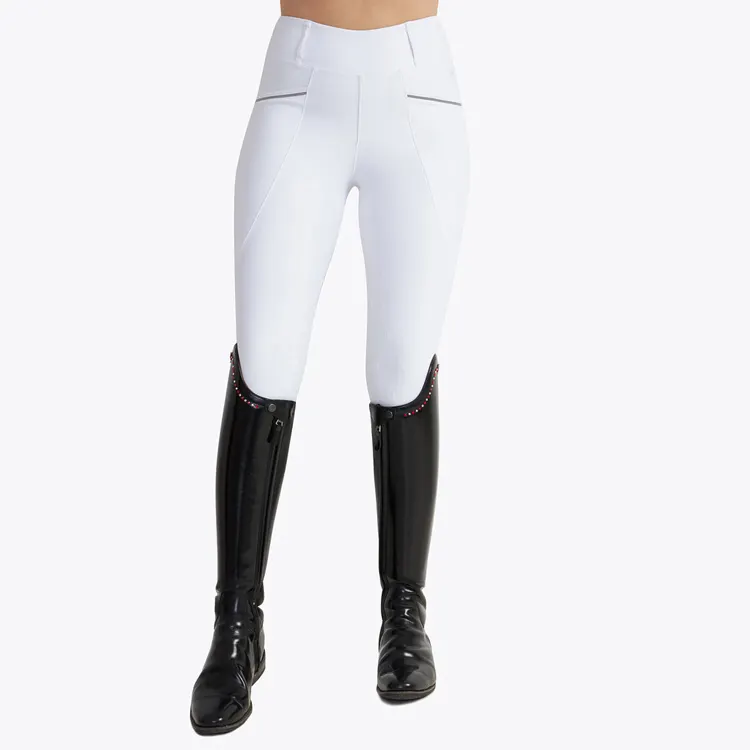Horse Full Seat Silicone Breeches Black Color Horse Riding Leggings Equestrian Clothing