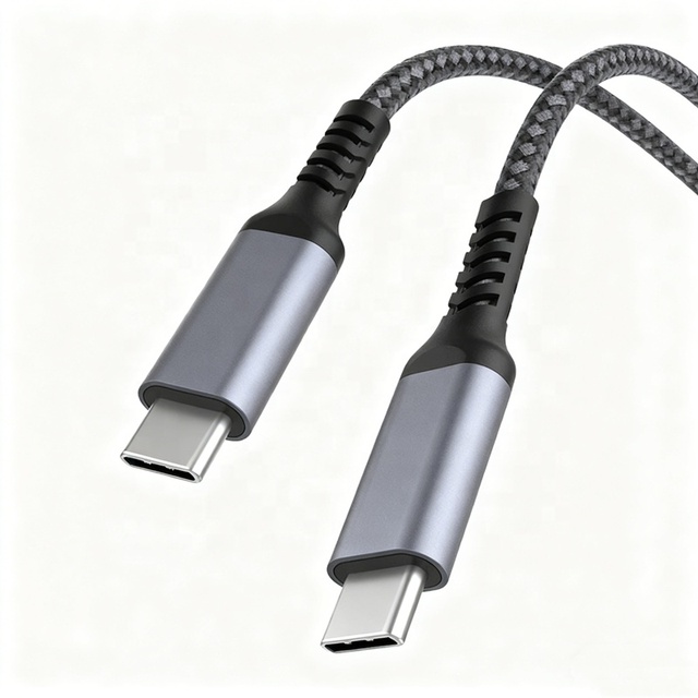 Cable Charger Type C USB Type-C 240W 100W 5A Fast Charging 1m 2m 3m High Quality Nylon Braided 1 2 3 Meters USBC to USB-C Cables