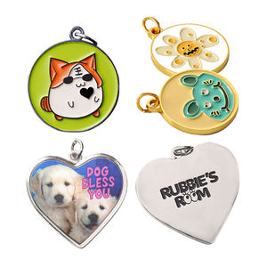 Desain Merek Anda Sendiri Kustom Lembut Enamel Epoxy Kucing Anjing Kerah Tag Charm Pet Id Tag Liontin dengan Kode <span class=keywords><strong>Qr</strong></span> - Product Image 6