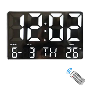 Sveglia Intelligente Multifunzionale Personalizzata, <span class=keywords><strong>Orologio</strong></span> Digitale <span class=keywords><strong>da</strong></span> Scrivania per <span class=keywords><strong>Arredamento</strong></span> Casa, Grande Display LED <span class=keywords><strong>Moderno</strong></span>, Orologi Digitali <span class=keywords><strong>da</strong></span> <span class=keywords><strong>Parete</strong></span> per Casa - Product Image 1