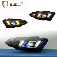 Feux avant de style SJC Auto Car pour BMW Série 4 G22 M3 M4 G8X G80 G82 2021-2023, style noir, yeux de serpent jaunes et blancs, mise à niveau style 2025