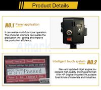 Mini Impresora de Inyección de Tinta Portátil para Impresión de Etiquetas, Papel, Tarjetas y Tubos, Motor HP, Wi-Fi, Semi-Automática, Nueva, de Alta Velocidad