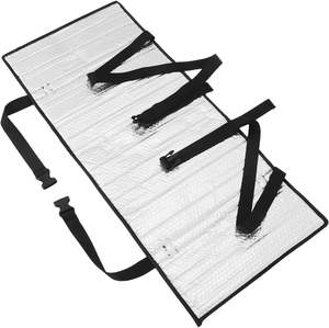 Housse de <span class=keywords><strong>climatiseur</strong></span> argentée, protection solaire, facile à installer, unités extérieures, bloque les rayons du soleil, réduit la pression - Product Image 1