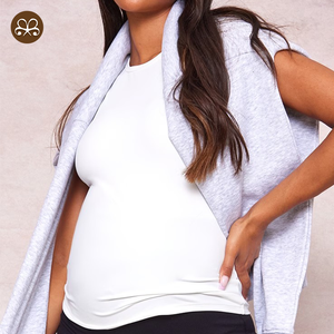 Logo personnalisé de haute qualité léger confortable vêtements de maternité pour femmes enceintes dos nageur débardeur - Product Image 2