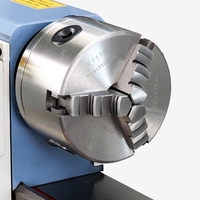 Tour miniature multifonctionnel YH210V pour machines industrielles, tour manuel, tour de précision pour le bricolage et l'usinage de métaux