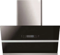 Hotte aspirante de cuisine à boîtier en cuivre auto-nettoyant, appareil électroménager, fonction latérale, installation en cheminée, évacuation de la fumée, hotte aspirante