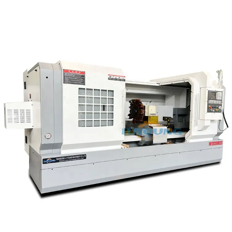 CK6163 Full function horizontal 6 station electric cnc machine lathe