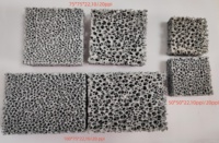 Filtre en mousse céramique en carbure de silicium de haute qualité Moulage de coupe personnalisé pour les applications réfractaires de filtration en alliage de cuivre