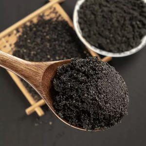 Poudre d'extrait de sésame noir en vrac grillé sans sucre naturel pur - Product Image 1