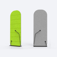 Cloison de bureau acoustique en feutre polyester écologique, couleur personnalisée, écran de séparation pour la maison, le bureau et la salle de classe