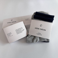Étiquette en papier personnalisée avec logo pour emballage de chaussettes, manchon de luxe pour chaussettes, étiquettes imprimées pour serviettes
