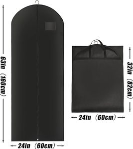 Bolsa de Ropa Plegable de Tela No Tejida Ecológica con Logotipo Personalizado para Vestidos de Novia y Trajes de Hombre - Product Image 2